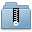 Blue ZIP Icon 32x32 png